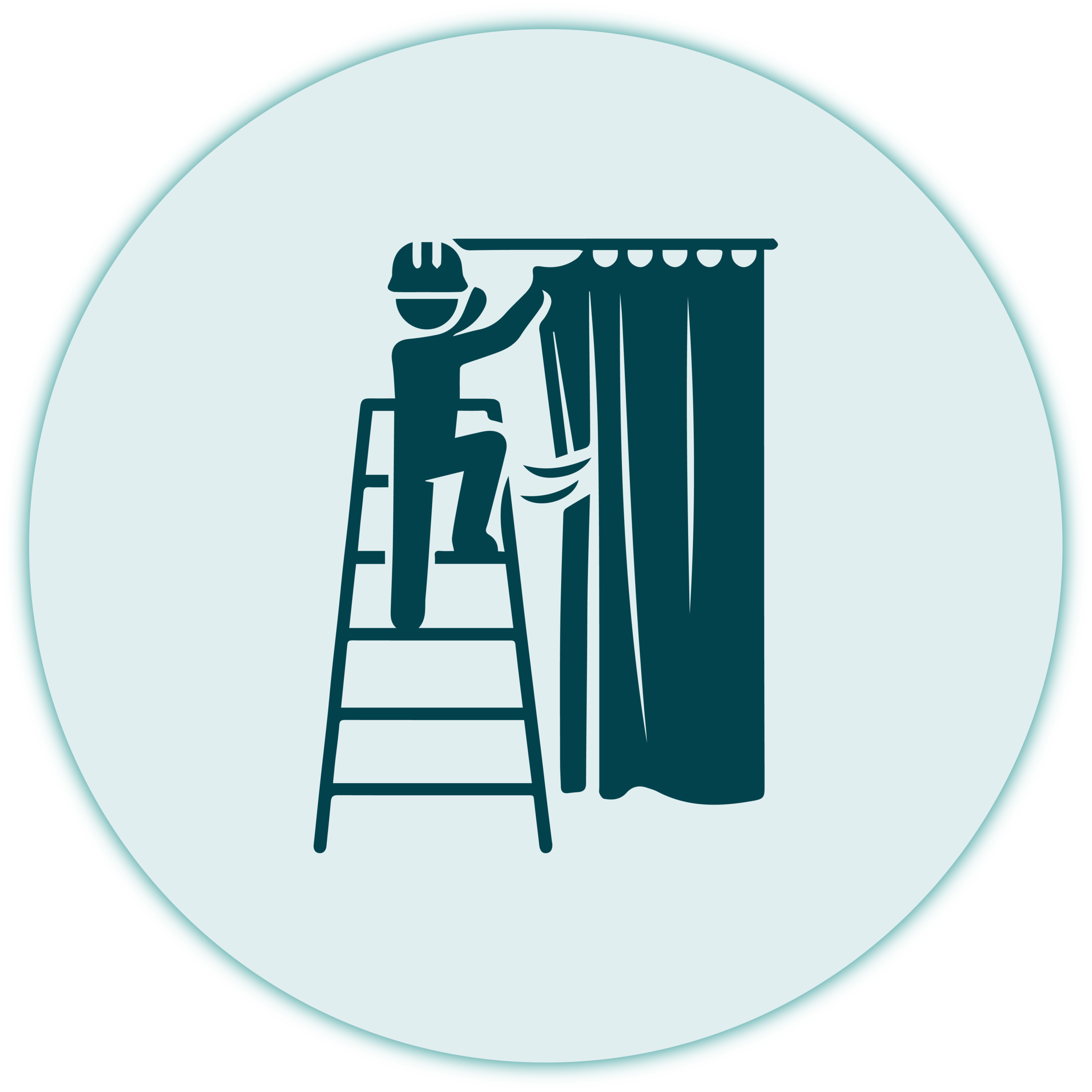 Curtain Hanging Setup