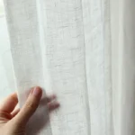 Custom Èze 100% Organic Linen Sheer Drapes