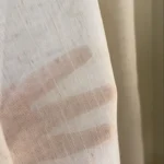 Flax Custom Made Sheer Linen Blend Curtains Natural Texture