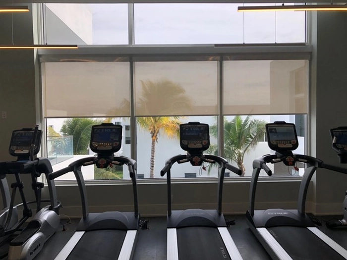 Gym Area Blackout blinds