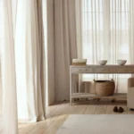 Harper S-Fold Modern Sheer Custom Made Curtains