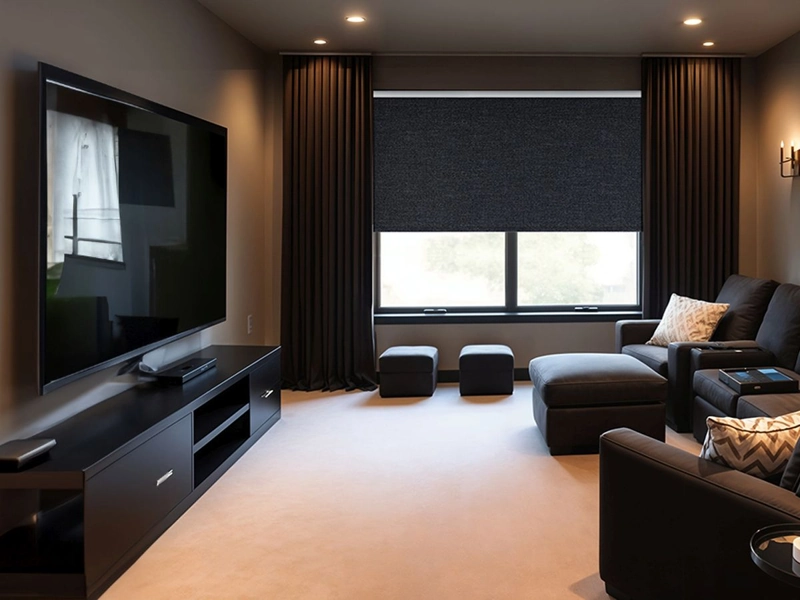 Media Room Blackout Blinds