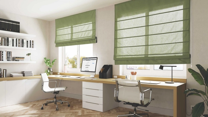 Office Roman Blinds