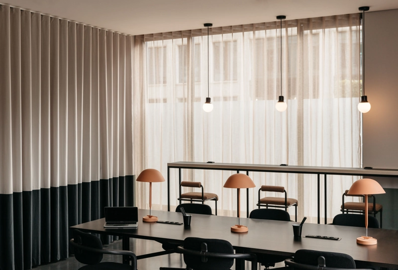 Office Wave Curtains