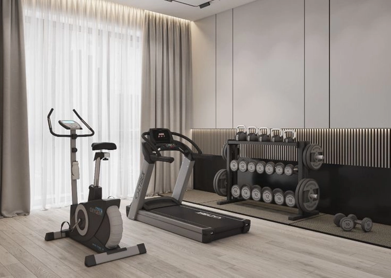 gym Motorized Curtains