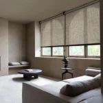 Install Motorized Textured Roller Shades