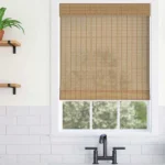 Motorized Woven Wood Shades